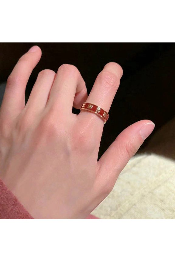 Personalized Minority Pearl Bamboo Joint Creative Ring