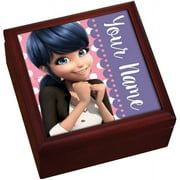 Personalized Miraculous Sweet Marinette Keepsake Box, Brown
