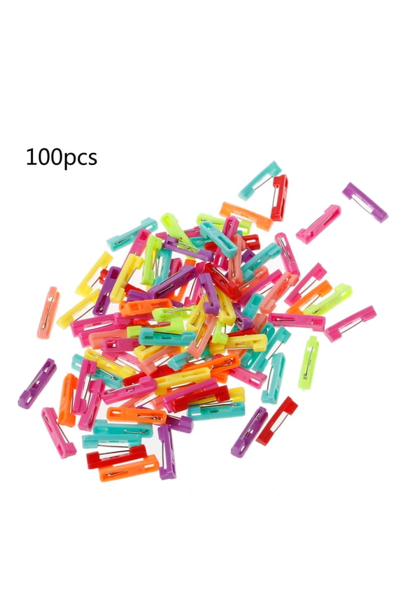 Personalized Mixed Scarf Safety Pins 100 Pcs DIY Lapel Pins Hijab Brooch Jewelry