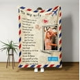 thumbnail image 1 of Personalized to My Mom Blanket from Daughter Son Love Letter Mail to Mom Birthday Mothers Day Christmas Customized Fleece Sherpa Blanket, Custom Name Throw Blanket Gifts for Women, Her, Mother, 1 of 6