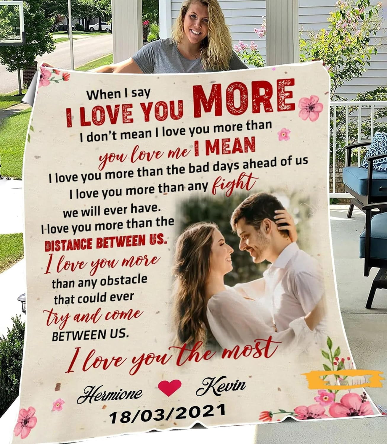 Personalized to My Mom Blanket from Daughter Son Love Letter Mail to ...