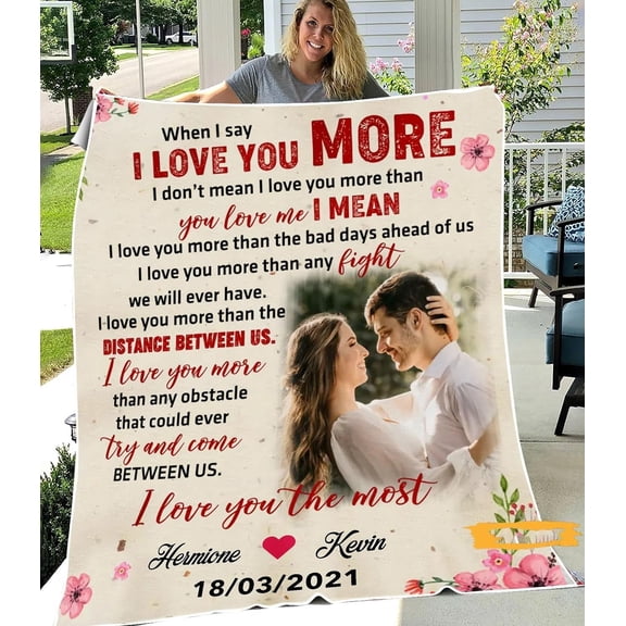 Personalized to My Mom Blanket from Daughter Son Love Letter Mail to Mom Birthday Mothers Day Christmas Customized Fleece Sherpa Blanket, Custom Name Throw Blanket Gifts for Women, Her, Mother