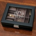 Personalized Monogram Black Jewelry Box