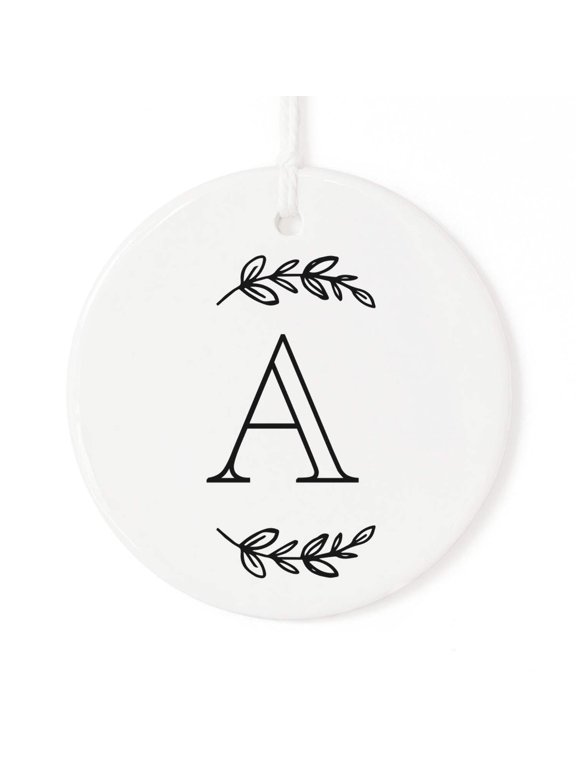 Personalized Monogram Christmas Ornament