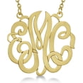 thumbnail image 1 of Personalized Monogram Pendant Necklace in 14k Yellow Gold, 1 of 2