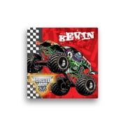 Personalized Monster Jam Grave Digger Canvas Wall Art, 12" x 12"