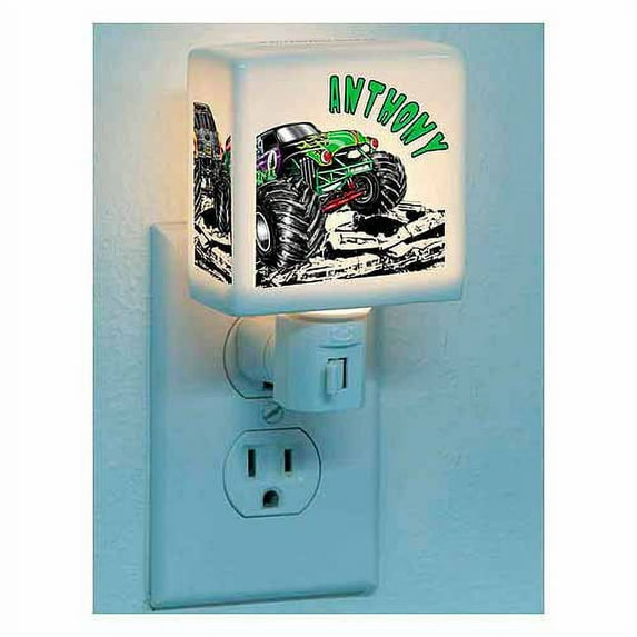 Personalized Monster Jam Grave Digger Demolition Nightlight
