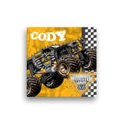 Personalized Monster Jam Max D Canvas Wall Art, 12" x 12"