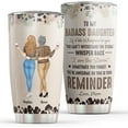 thumbnail image 1 of Personalized Mother Daughter Tumbler To My Badass Daughter If Fate Whispers To You Whisper Back Tumbler Birthday Gift For Daughter From Mom on Birthday Christmas Mother''s Day, 1 of 7