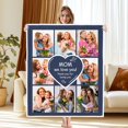 thumbnail image 1 of Personalized Mother's Day Blanket Gifts for Best Mom Ever, Custom Blanket with Photo, Birthday Gifts for Mom, 30"x40", 1 of 9