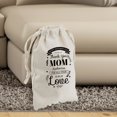 thumbnail image 1 of Personalized Mother's Day Natural Cotton 5.75 x 9.75 Drawstring Favor Pouch, 1 of 5