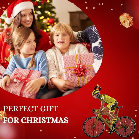 Personalized Mountain Biking Ornament, Custom Name & Year Christmas Tree Ornaments 2025, Xmas Cyclist Gifts, Mountain Bike Biking Rider Xmas Holiday Keepsake, Bicycle Racing Sport Presents (Style 10)