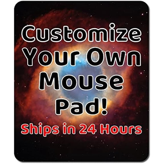 Personalized Mouse Pad - Add Pictures, Text, Logo or Art Design and Make Your Own Customized Mousepad. Each Custom Mouse Mat Comes in a Colorful Gift Bag