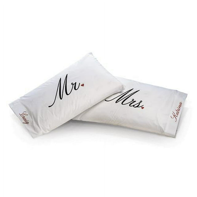 Personalized Mr. & Mrs. Pillowcases