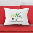 thumbnail image 1 of Personalized Mr. Right Pillow Case for Him, 1 of 1