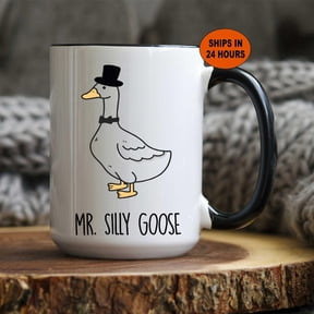 Personalized Mr Silly Goose Coffee Mug Funny Husband Boyfriend Gift