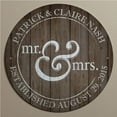 Personalized Mr. and Mrs. Wedding Gift Metal Sign - Walmart.com