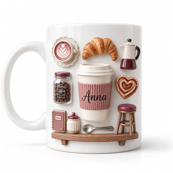 Personalized Mug Custom Coffee Lover Ceramic Kitchen Decor for Home