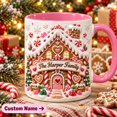 Personalized Mug Gingerbread House Christmas Coffee Cup for Family ...
