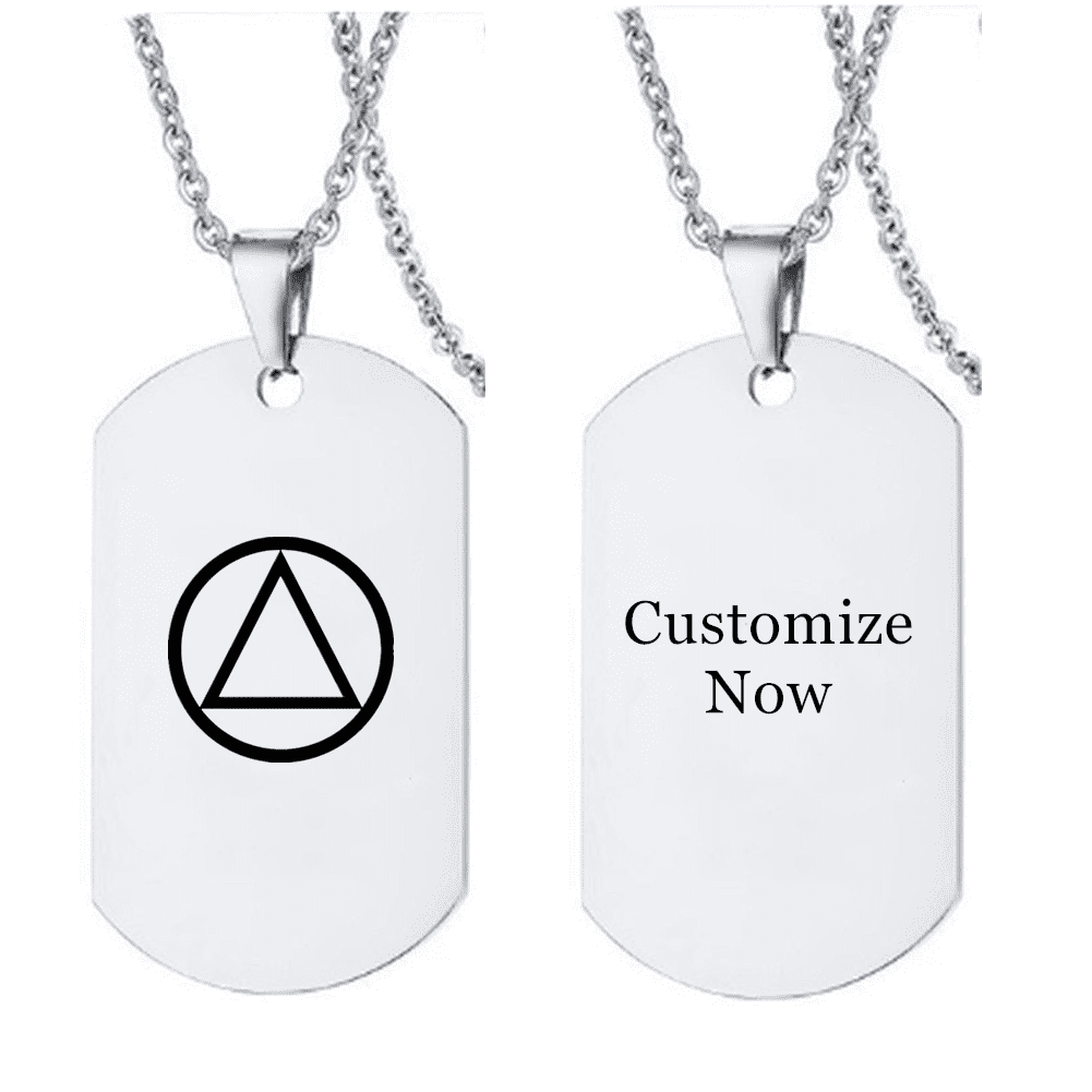 Personalized NA Sobriety Gifts for Women Men Inspirational Stainless ...