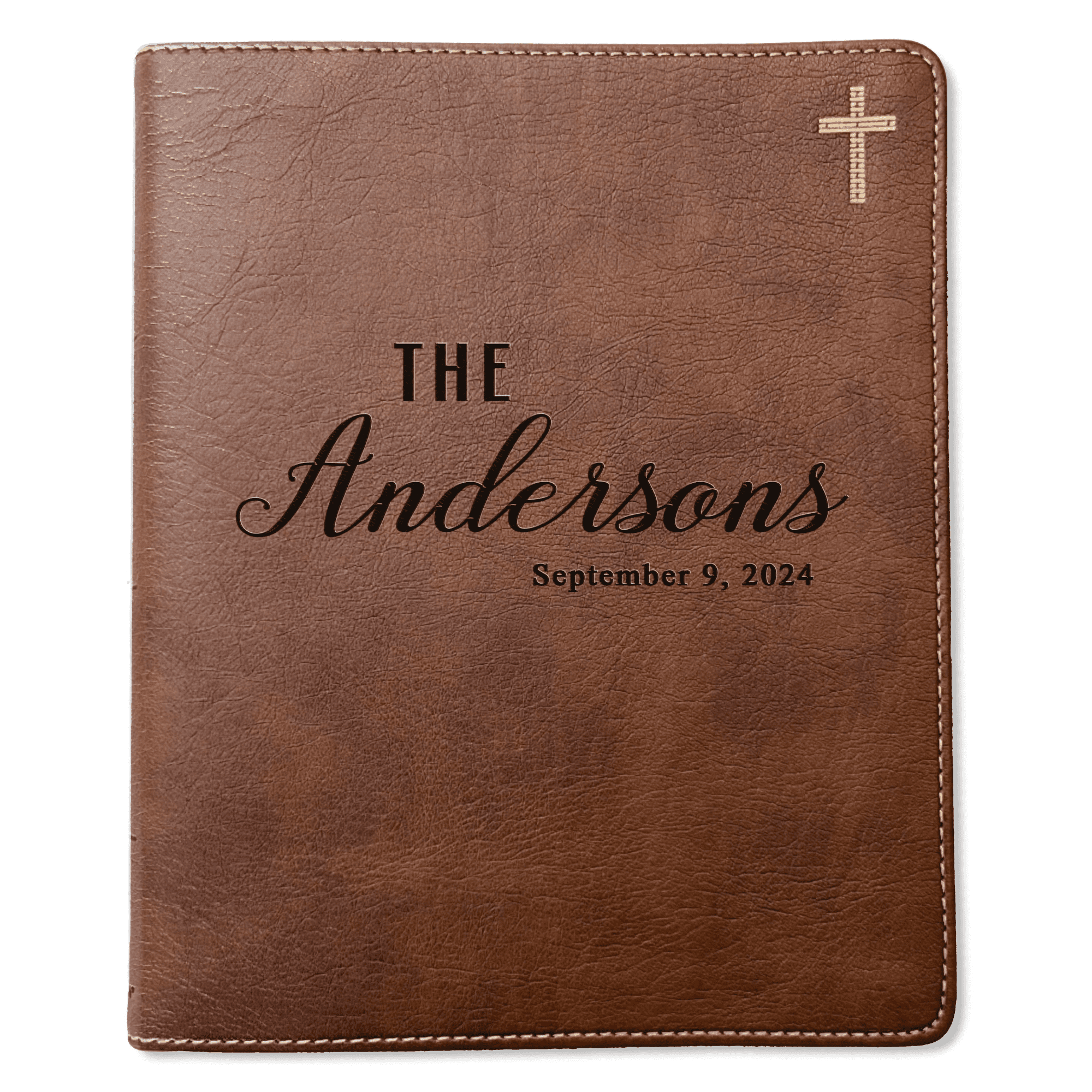 Personalized NIV Family Bible Set, Journaling Bible Wide Margin Red Letter, Includes Bible Tabs and Highlighters, Anniversary Gift