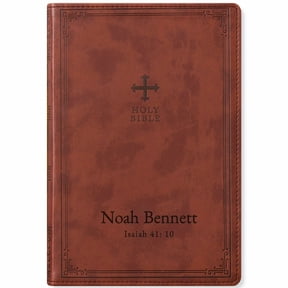 NRSV Catholic Edition Personalized Bible, Custom Name & Verse Reference Engraved, Religious Gift for Baptism, Communion, Confirmation & Wedding