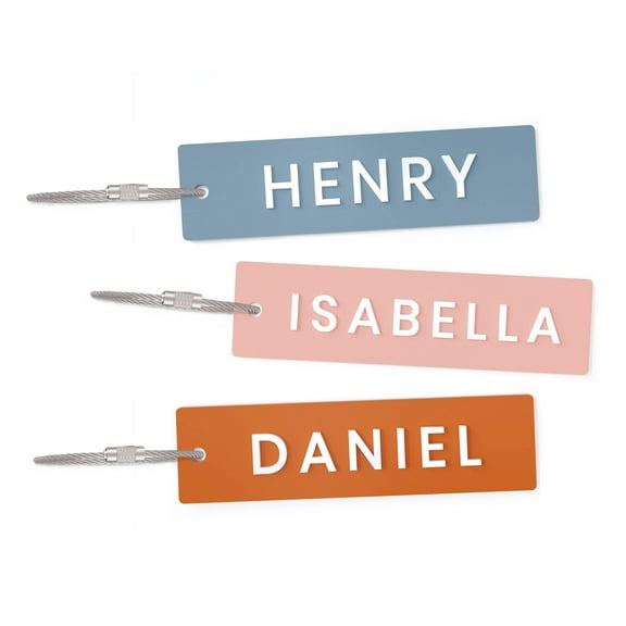 Personalized Name Acrylic Keychain and Bag Tag