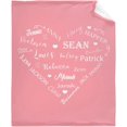 Personalized Name Blanket for Your Family, Custom Blanket with Name for