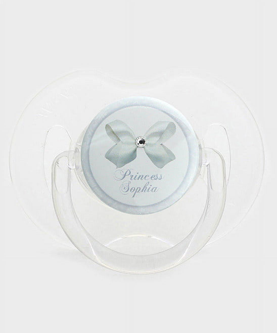Personalized Name Bow with Crystal Pacifier - Walmart.com