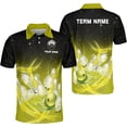 thumbnail image 1 of Personalized Name Bowling Polo Shirts 3D for Men and Women, Bowling Shirt, Bowling Shirts for Men Team Bowling Shirt (Yellow, XL), 1 of 10