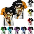 thumbnail image 1 of Personalized Name Bowling Shirts for Men & Women, Bowling Shirts for Team Bowling, Bowling Shirts Gift Unisex (Orange, M), 1 of 10