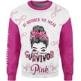 thumbnail image 1 of Personalized Name Breast Cancer Shirt - Survivor Shirts, Pink Cancer Tee S-5XL (Sweatshirt, XL), 1 of 7