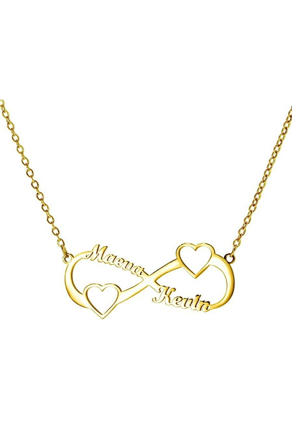 Personalized Name Custom Name Necklace Personalized Customized Necklace Infinite Necklace Gold Name Necklaces Bridesmaid Gift