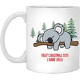 thumbnail image 1 of Personalized Name Custom Year Koala Sleeping First Christmas 2025 Gifts New Years 2026 Decorations Winter Coffee Mug Ceramic White 11 oz, 1 of 5