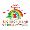 thumbnail image 1 of Personalized Name Day Care Wall Decal Rainbow in Love Learning the ABCs Custom Name Bedroom Wall Decal for boys and girls Rainbow Themed Kids Room Décor - Size: 20 In x 16 In, 1 of 5