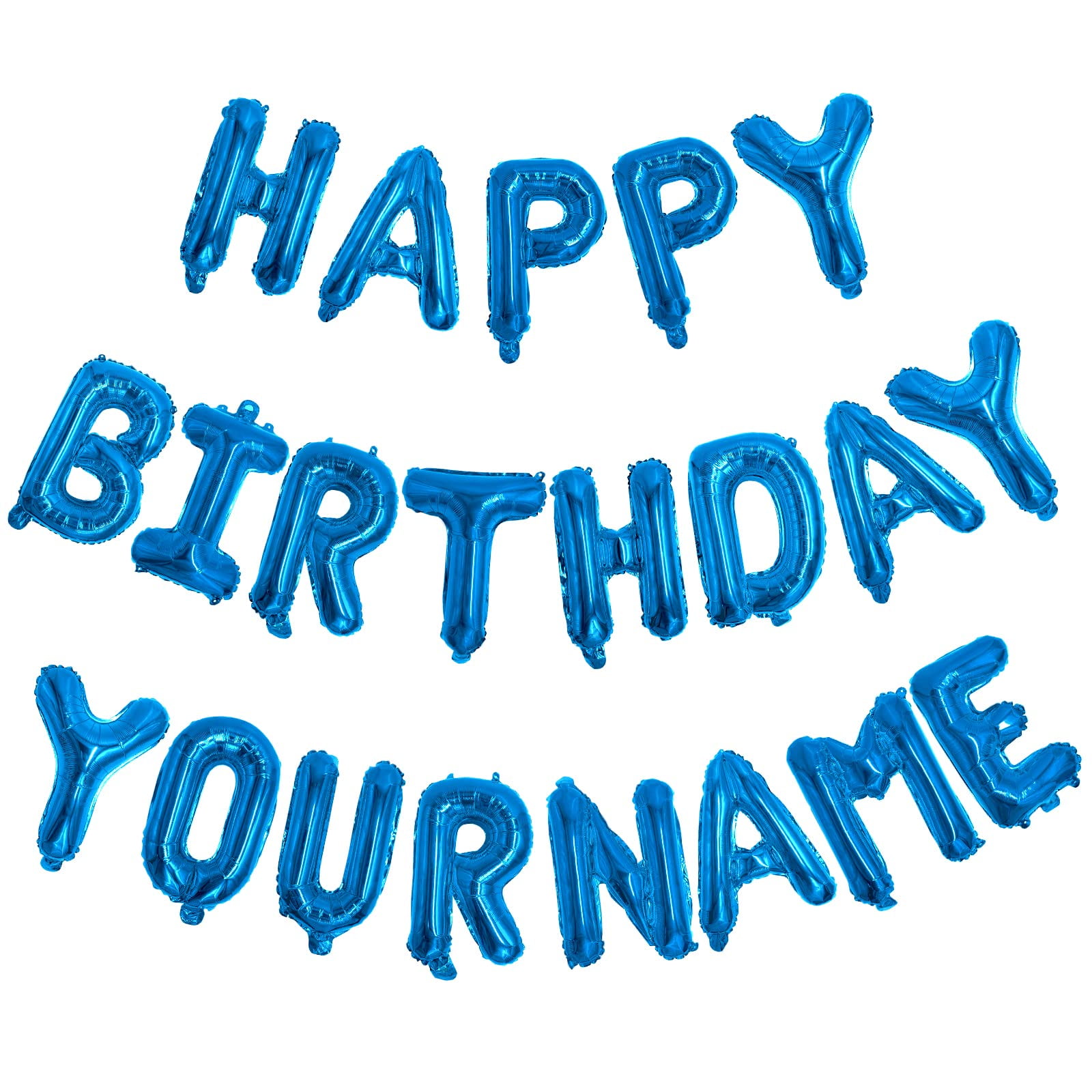 Personalized Name Happy Birthday Banner Happy Birthday Balloon
