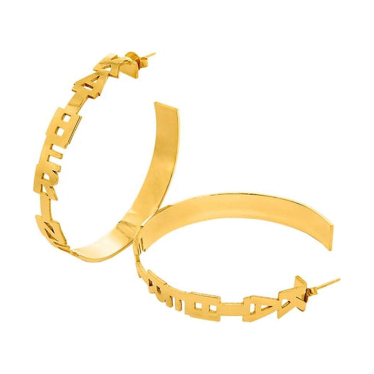Personalized Name Hoop Earrings