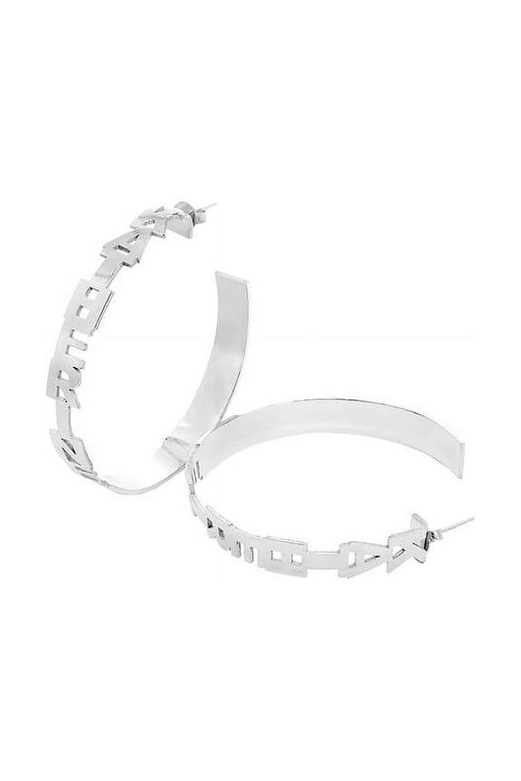 Personalized Name Hoop Earrings