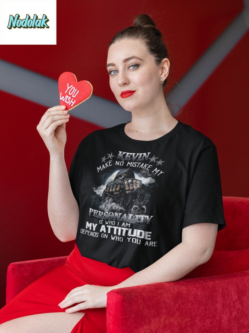 Personalized Name Make No Mistake My Personality Is Who I Am My Attitude Depends On TShirt