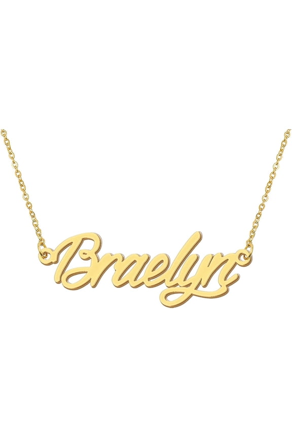 Personalized Name Necklace Custom Any Name Necklaces Jewelry For Womens New Mom Bridesmaid Gift[o3530]