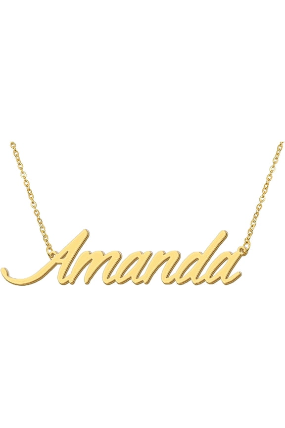 Personalized Name Necklace Custom Any Name Necklaces Jewelry For Womens New Mom Bridesmaid Gift[o3760]