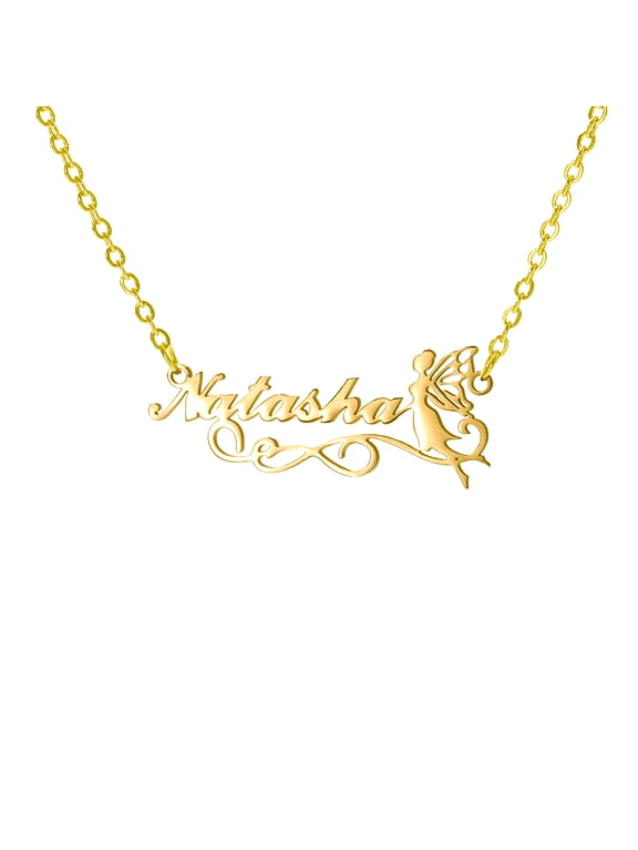 Personalized Name Necklace,Custom Name Necklace Stainless Steel Jewelry Custom Necklaces Necklace Women Customized Gift for Her