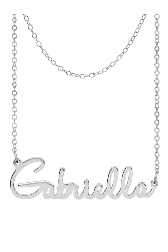 Personalized Name Necklace With Double-Chain