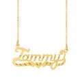 thumbnail image 1 of Personalized Name Necklace With Heart and Tail, 1 of 2