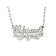 thumbnail image 1 of Personalized Name Necklace with Beading and Rhodium, 1 of 2