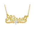 thumbnail image 1 of Personalized Name Necklace with Beading and Rhodium, 1 of 2