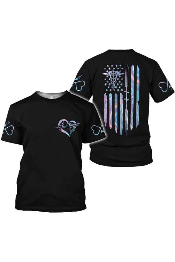 Personalized Name Phlebotomist Hoodie Gifts USA Phlebotomy Graduation Sweatshirt Hospital Zip Hoodie Nursing Emergency Shirt (T-shirt, S)