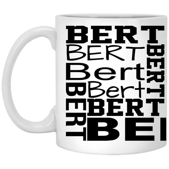 Personalized Your Name Signature Mug, Bert Coffee Mug, Custom Mug with Name, Customized Tea Cup with First and Last Name, Personalized Coffee Mug 11 Oz 535917