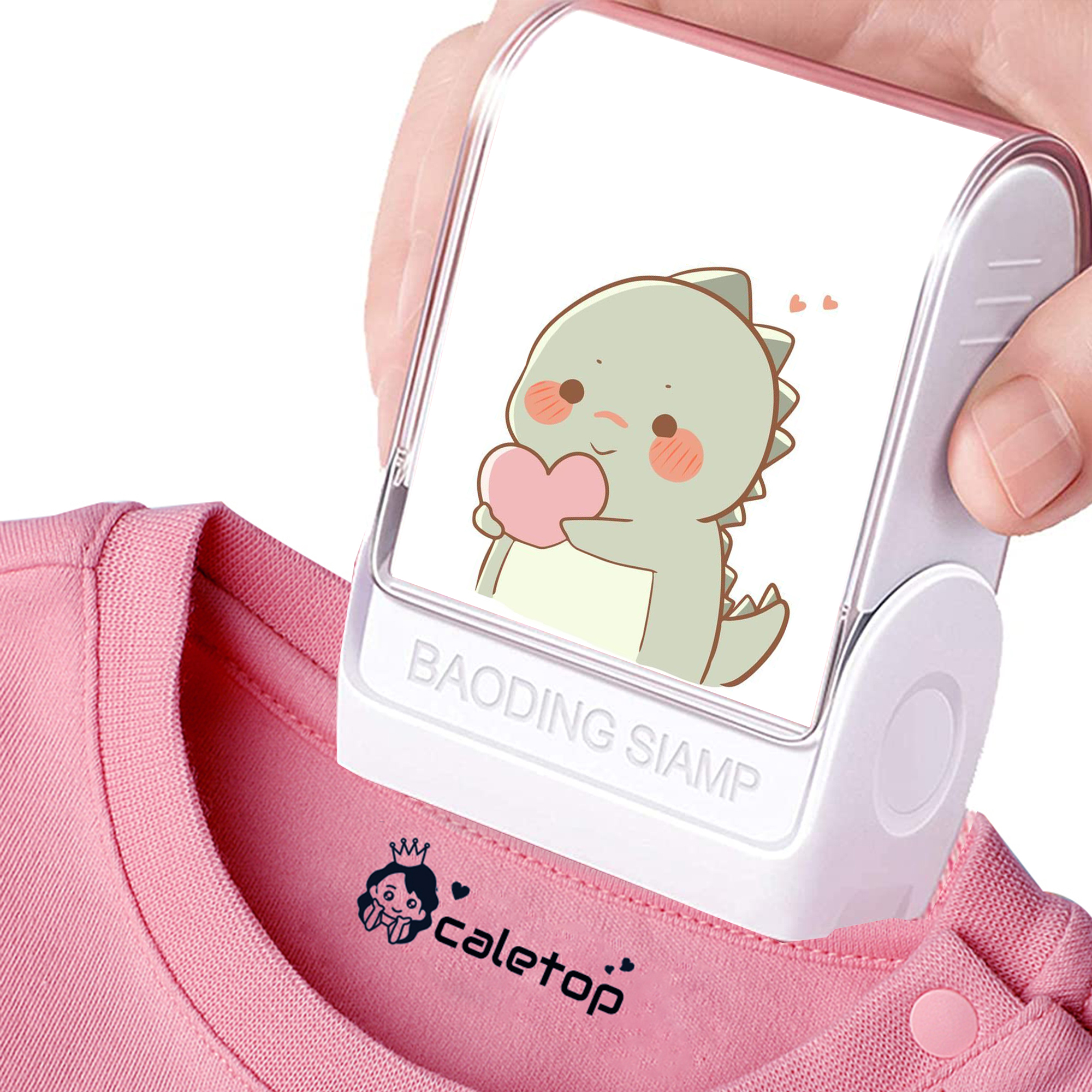 Custom Kids Name Stamp - Personalizable Self-Inking Or Wooden Rubber Stamp, Includes Ink Color Options