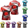 thumbnail image 1 of Personalized Name Team's Name Pickleball Shirt 3D, Pickleball Shirts, Funny Pickleball Shirts for Team, Men Women (Red, S), 1 of 10